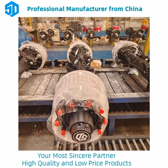 Eje BPW Ejes tipo alemán Eje de tambor interno de 1850 mm 16 t para semirremolque