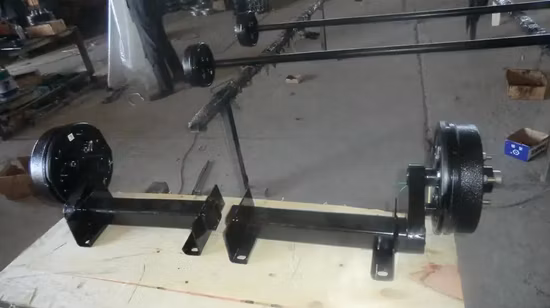 El remolque pequeño parte el medio eje del eje de torsión de 2000 kg con freno de tambor eléctrico