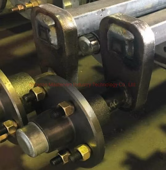 Ejes de remolque superpuestos personalizados utilizados para una distancia especial al suelo